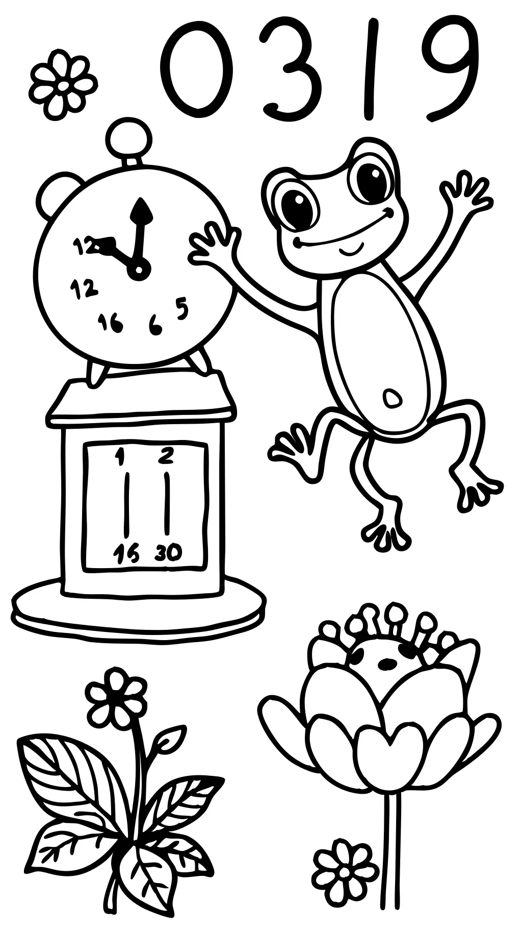 leap year coloring pages